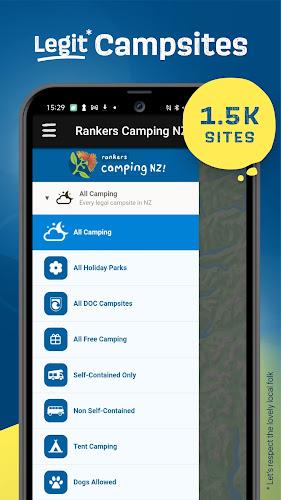 Rankers Camping NZ screenshot 1