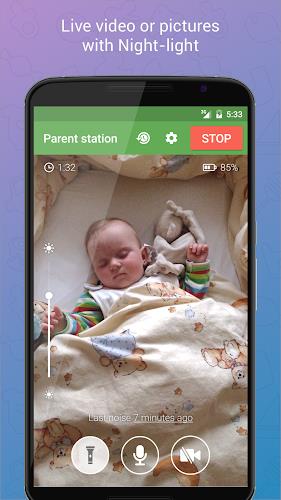 Baby Monitor 3G (Trial) screenshot 2