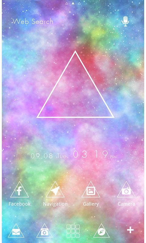 Theme-Psychedelic Triangle- screenshot 1