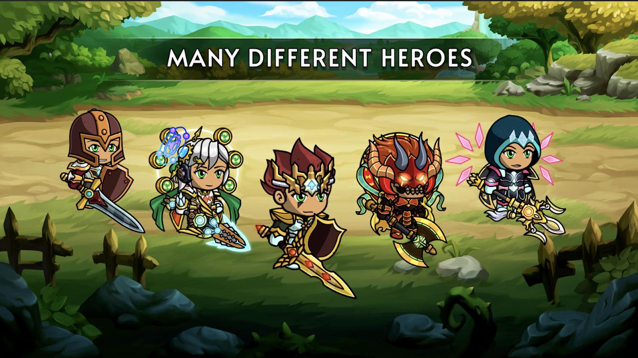 Idle heroes - afk 2d game rpg screenshot 3