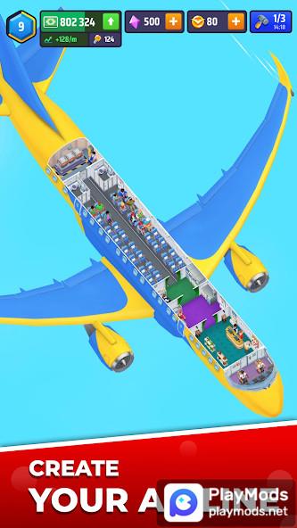 Idle Airplane - Tycoon screenshot 1