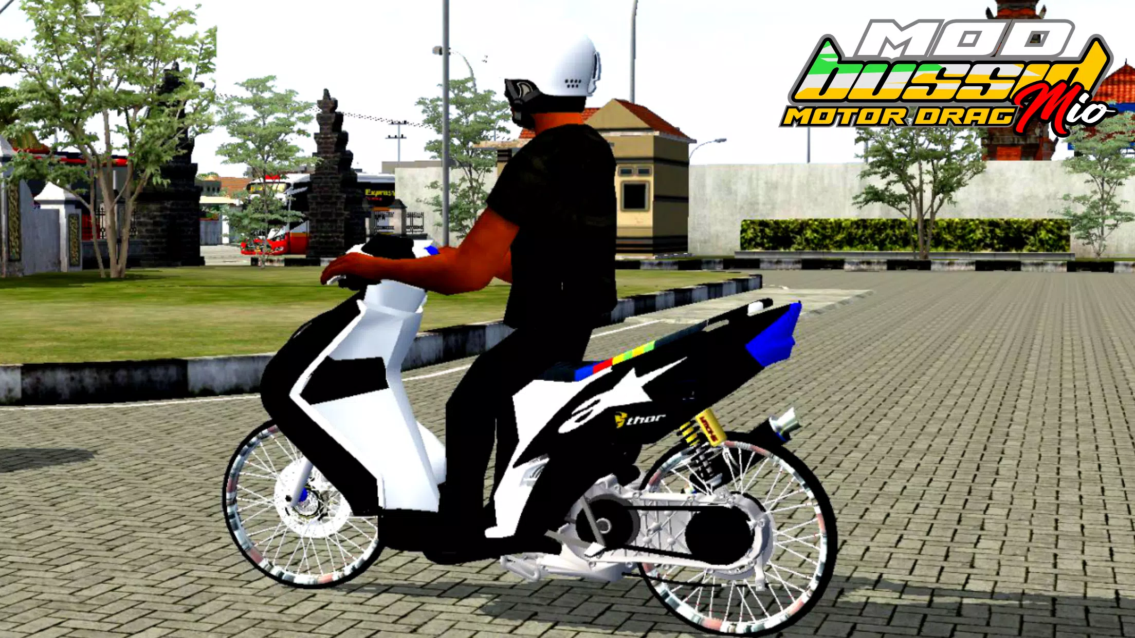 Mod Bussid Motor Drag Mio screenshot 3