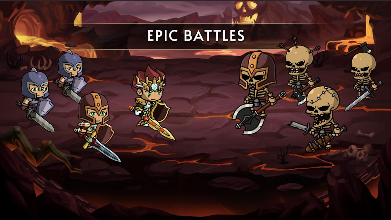 Idle heroes - afk 2d game rpg screenshot 4