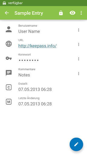 Keepass2Android Password Safe screenshot 2