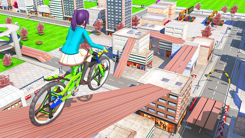 Tricky BMX Track Stunts Racing screenshot 11