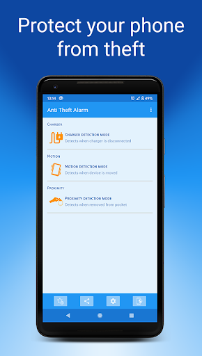 Anti-theft alarm screenshot 1