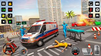 Police Rescue Ambulance Games screenshot 5