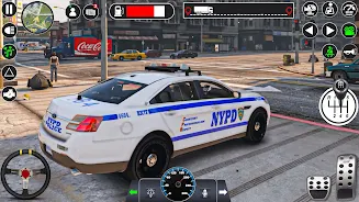 US Police Car Parking Games 3D screenshot 2