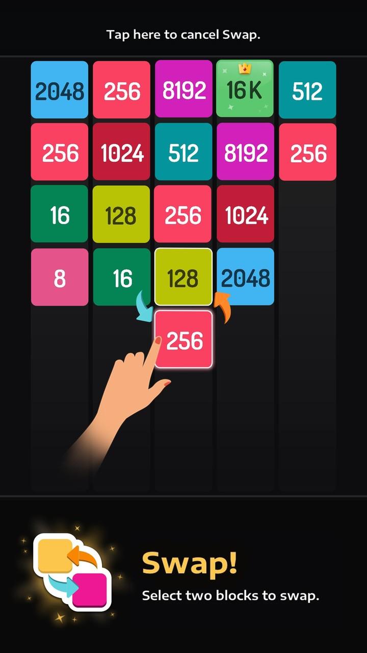 M2 Blocks - 2048 Merge Games screenshot 4