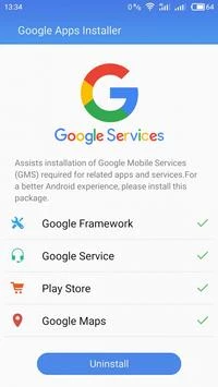 Google Go screenshot 1