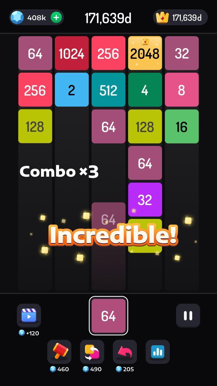 M2 Blocks - 2048 Merge Games screenshot 3