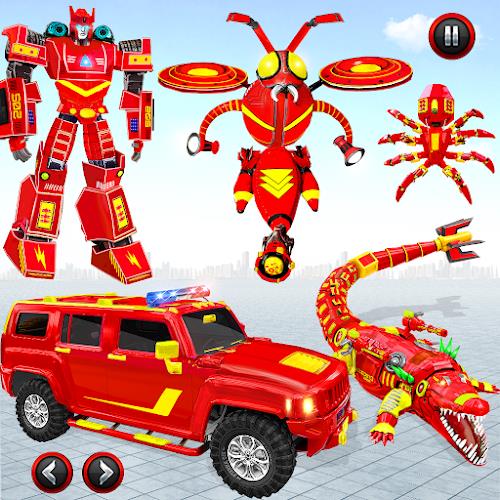 Flying Bee Robot Car Transform screenshot 1