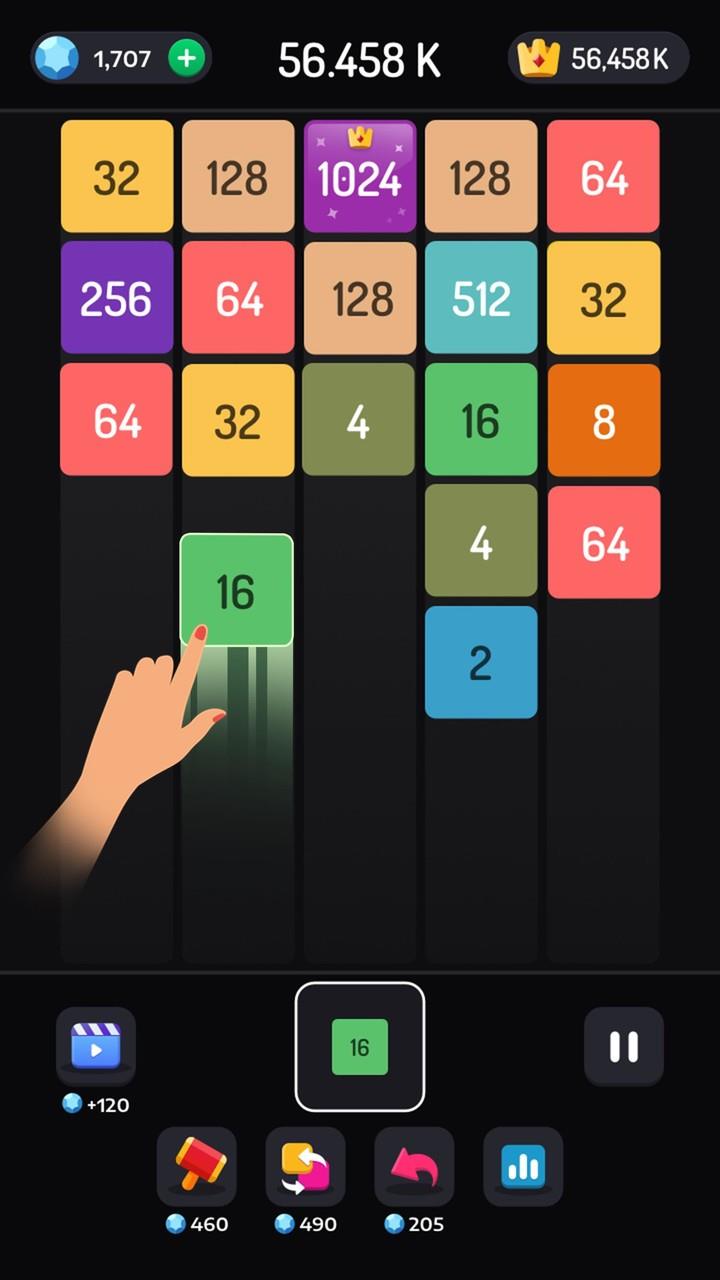 M2 Blocks - 2048 Merge Games screenshot 1