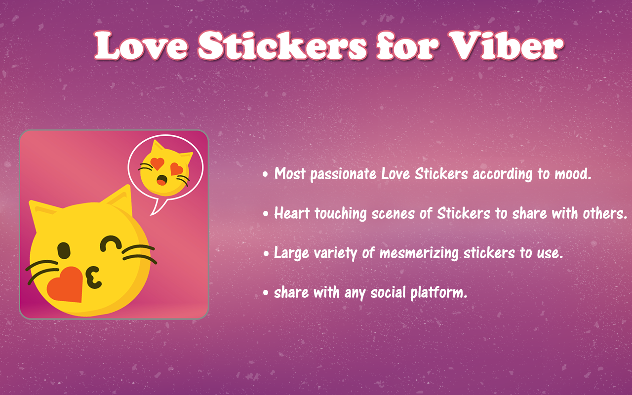 Love Stickers for Viber screenshot 1