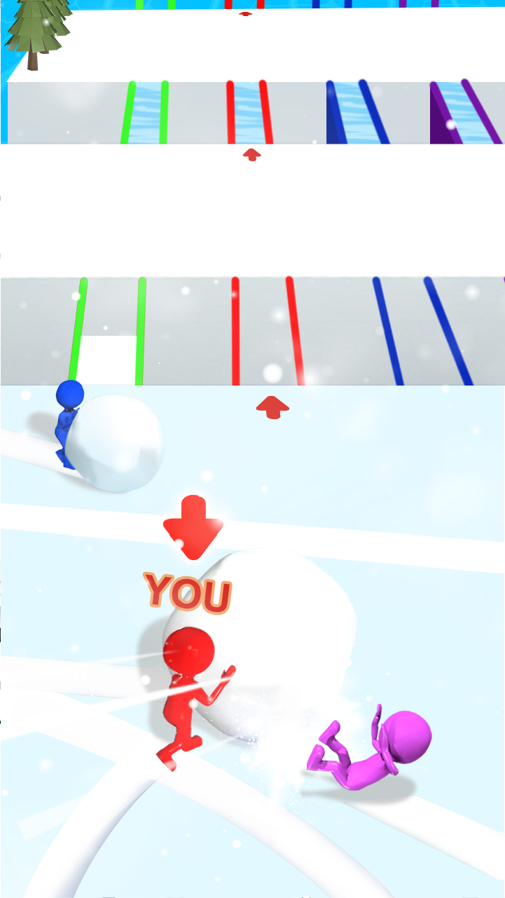 Snow Race: Snow Ball.IO screenshot 2