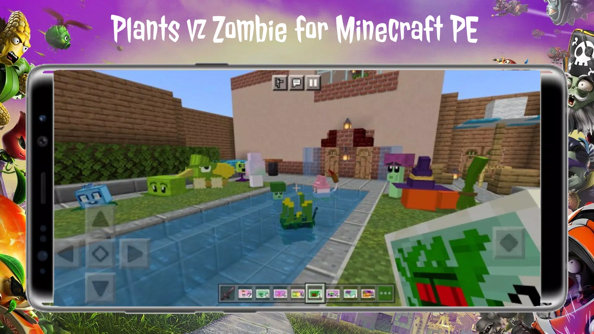 MCPE Hero VS Zombie screenshot 3