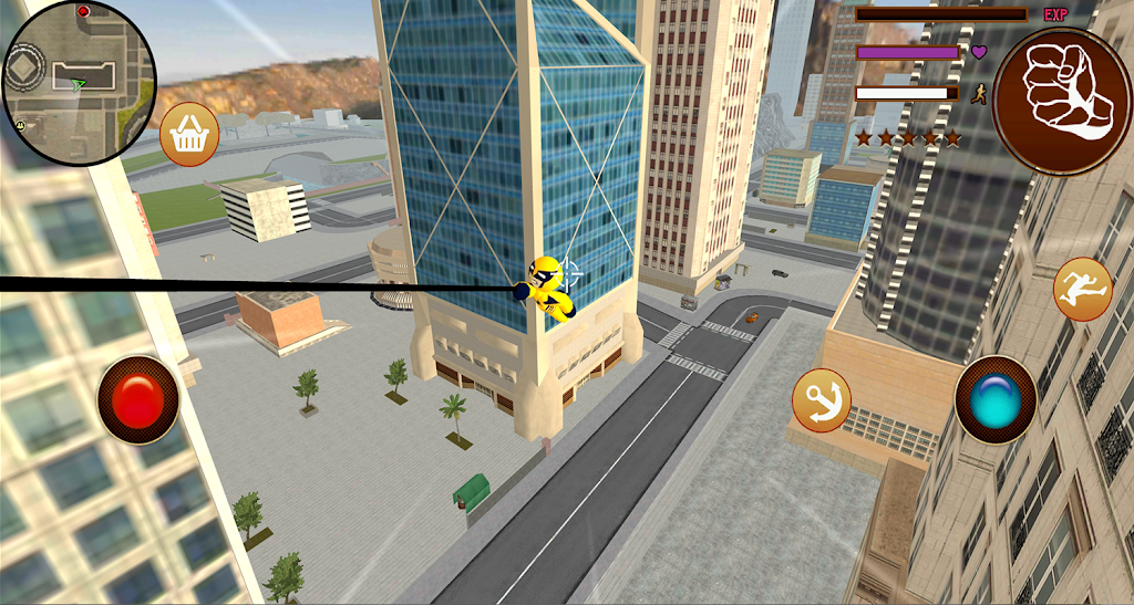 Wolveine Stickman Rope Hero Miami Mafia Simulator screenshot 1