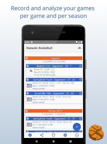 Statastic Basketball Tracker screenshot 9