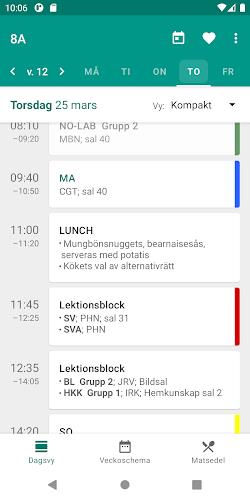 Skolschema – schemat i mobilen screenshot 2