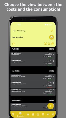 Meter readings | Read, save screenshot 3