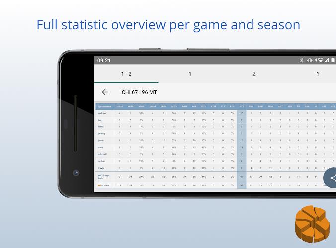 Statastic Basketball Tracker screenshot 20