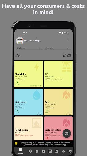 Meter readings | Read, save screenshot 1