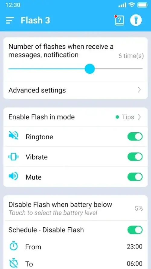 Flash Notification On Call (Flash Alerts 3) screenshot 6