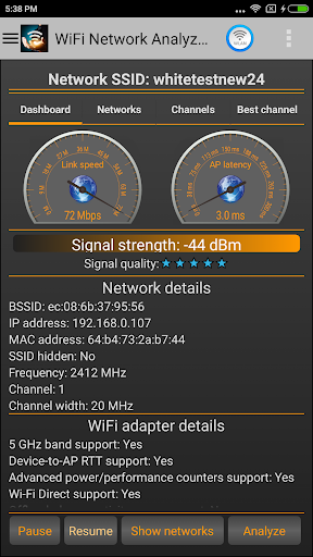 WiFi Analyzer - Fix slow WiFi screenshot 3