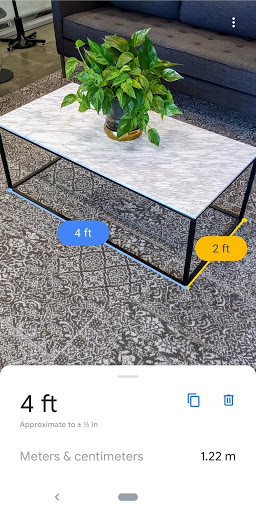 Google Measure screenshot 3