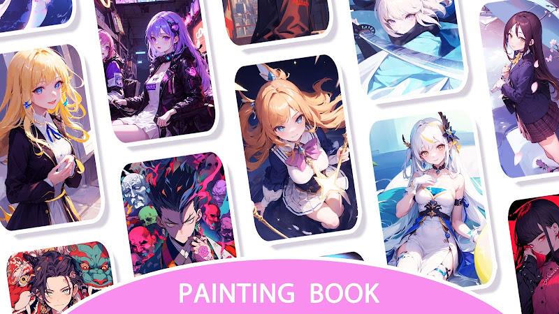 Painting Book - Anime Color screenshot 16