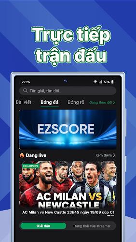 EzScore - Trực Tiếp Bóng Đá screenshot 1