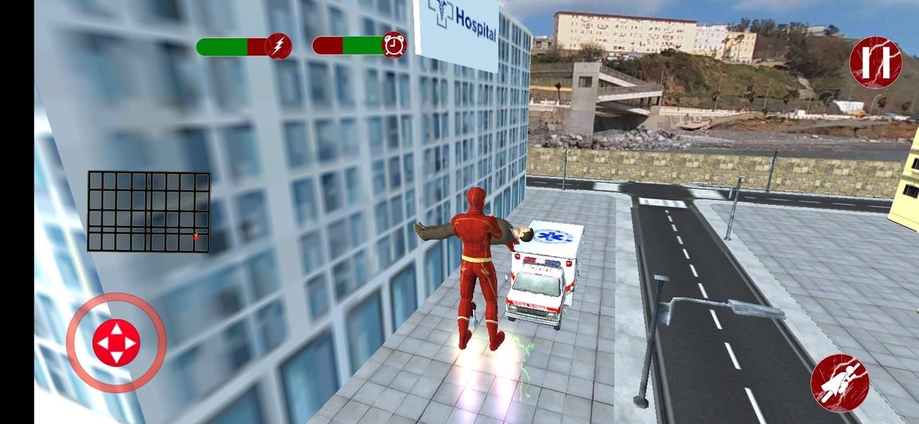 Super Speed Rescue Survival: Flying Hero Games