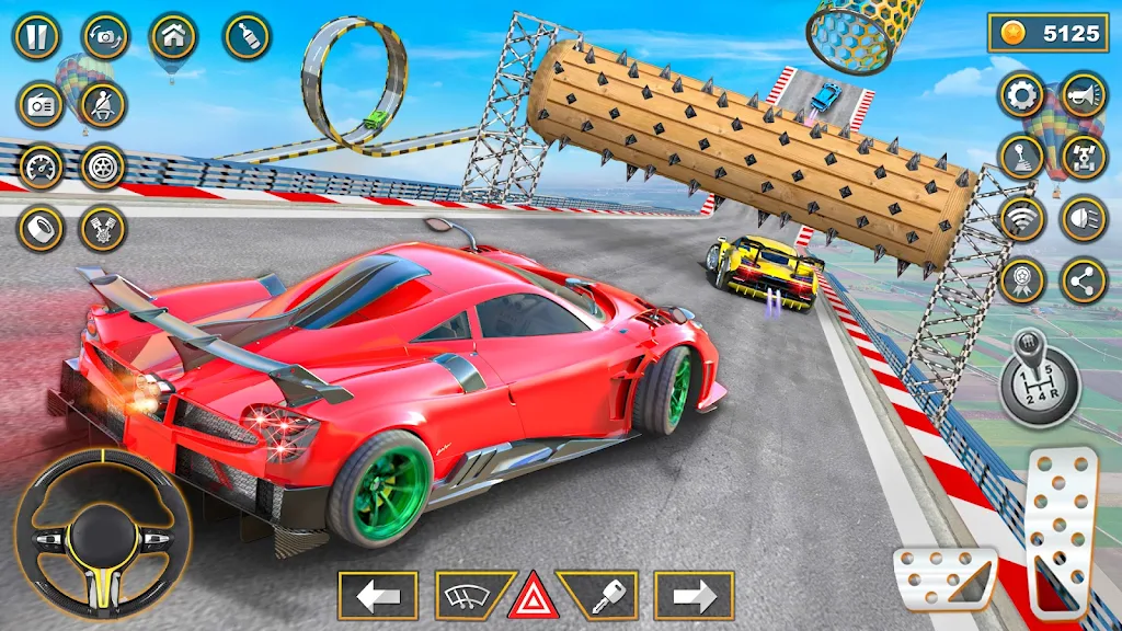 Crazy Car Stunt game mega ramp screenshot 1