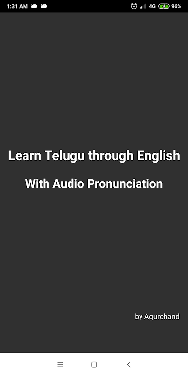 Learn Telugu through English screenshot 1