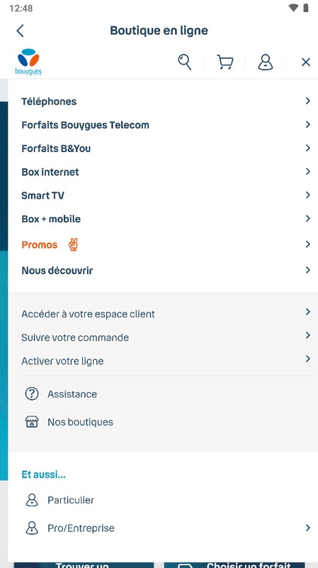 Bouygues Telecom screenshot 2