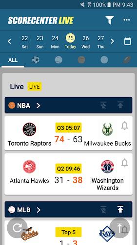 ScoreCenter Live : All sports screenshot 3