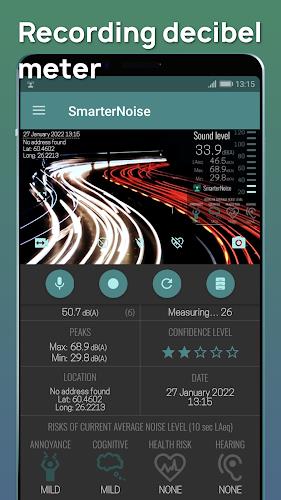 SmarterNoise - Noise recorder screenshot 1