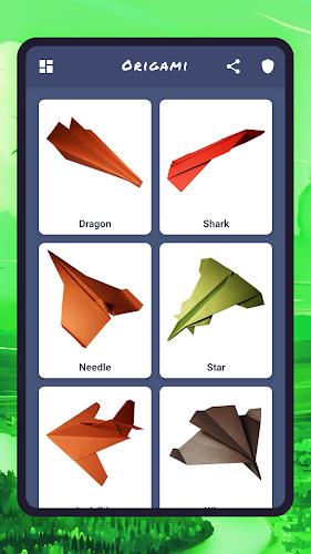 Origami aircraft, paper screenshot 4