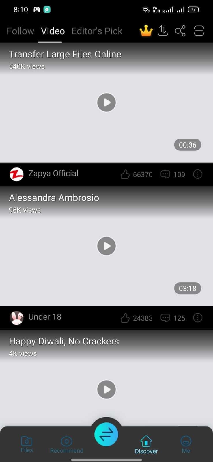 Zapya screenshot 2