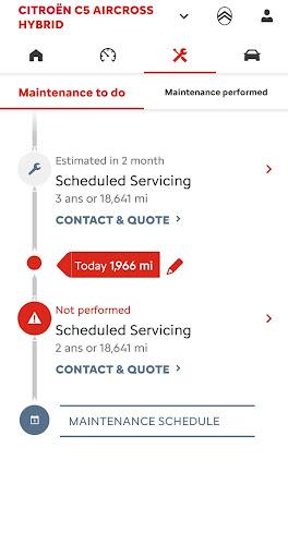 MyCitroën screenshot 4