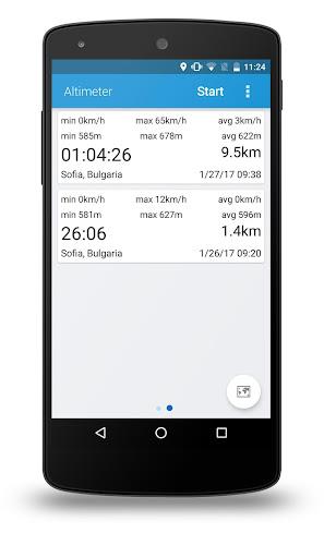 Altimeter screenshot 2