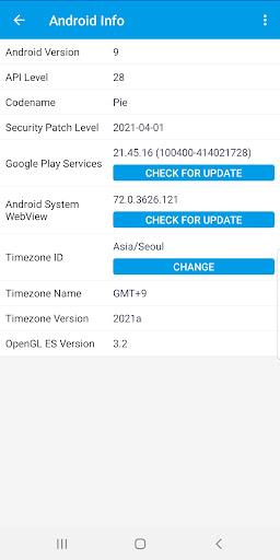 Android System Info screenshot 1