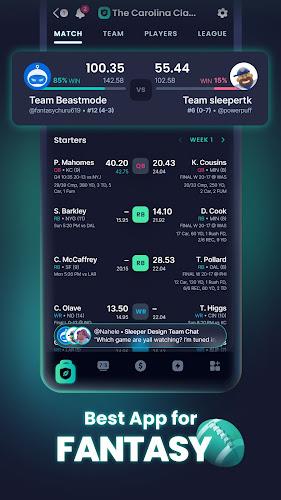 Sleeper Fantasy Sports screenshot 1