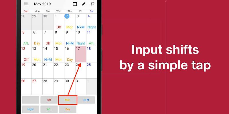 Shift Work Calendar screenshot 2