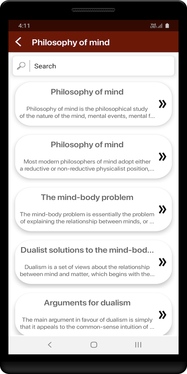 Philosophy of mind screenshot 2