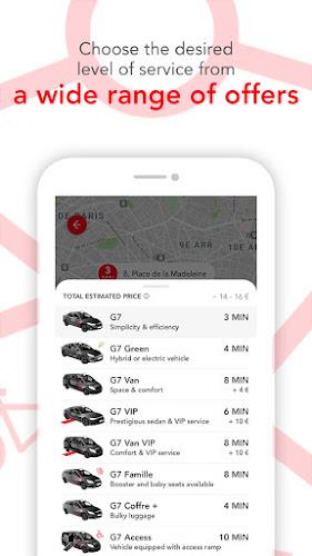 G7 TAXI Personal - Paris screenshot 3