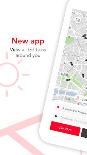 G7 TAXI Personal - Paris screenshot 1