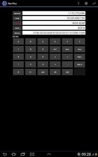 Hex Converter Plus screenshot 1