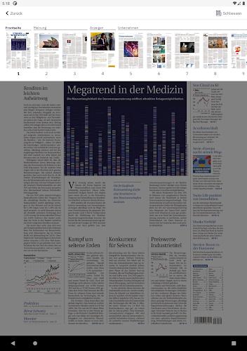 Finanz und Wirtschaft E-Paper screenshot 1