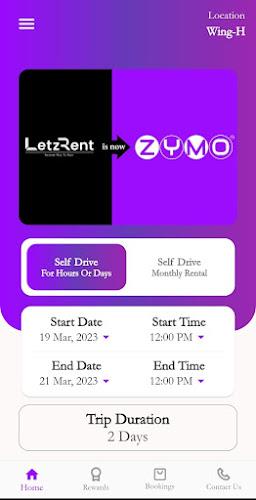 Zymo: Self Drive Car Rental screenshot 1